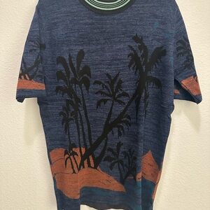 Scotch & Soda Blue and Orange Sweater